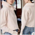 Free People  Poppy Fleece Champagne Pullover Photo 1