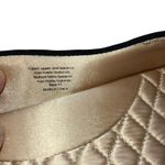 Birdies NWOT  The Finch Rare Black Satin Flats with Floral Toe Decoration-size 11 Photo 4