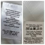 DKNY  Ivory Textured One Button Closure Pocket Collarless Blazer Size 6 Small Photo 11