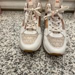 Michael Kors  trainer sneaker rose gold leather 7.5 Photo 2