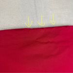 Theory  Laureema Off The Shoulder Light Poplin Top in Crimson Red Photo 4