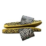 Adidas  adilette original slides slip on sandals cheetah print rainbow Sz 7 Photo 2
