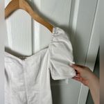 Alice + Olivia Mimi Puff Sleeve Mini Dress in Vintage Sugar 8 Photo 2