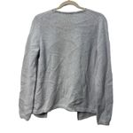 Boden Cardigan Sweater Small Gray Wool Mohair Open Front Photo 3