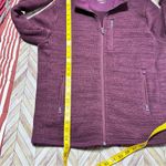 UNTUCKIT KEZOH Full Zip Fleece Lined Jacket Sweatshirt Maroon Outdoor Warm Comfy Purple Photo 7