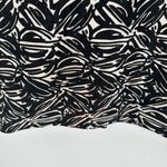 Chico's  Women's Linen Blend Lined Button-Down Long Blazer Black White Large‎ Photo 9