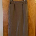Ralph Lauren Ralph By  Wool Blend Skirt Long Back Zip Back Slit Vintage Size 12 Photo 0