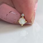 Anthropologie 925 Opal Stud Single Earring Photo 3