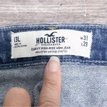 Hollister Medium Wash Swirl Marble Curvy High Rise Mom Jeans 13L 13 Long 31 X 29 Photo 9