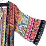 Anthropologie  Zadie Velvet Robe Bohemian Colorful Kimono Size XS/S Photo 6