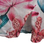 La Blanca  Flyaway Orchid Tunic Cover Up White Pink Green L New Photo 3