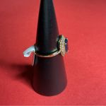 Bomb Party RBP6643 “Imagine This” LC Spinel on Gold Plating Size 9 Ring NWT Blue Photo 1