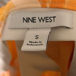 Nine West  Orange‎ Floral Midi Skirt Size Small Photo 3