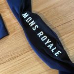 Mons Royale Navy Blue Merino Wool Baselayer Tights Sz XS Photo 5