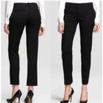 Theory  Pants Womens Size 8 Ines Tailor Black Wool Blend Dress Trouser Photo 1