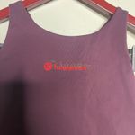 Lululemon  high neck long line energy bra lunar new year burgundy sz 8 Photo 3