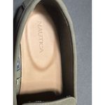 Nautica Nottaway Loafer Flat Slip On Shoes Olive Faux Leather Women's Sz 9.5 Photo 3