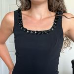 Rampage  Y2k Black Mini Dress with Sequins Flowers Photo 0