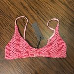Triangl  MAIA Pink and Red Crochet bikini set W/ Bag Photo 5