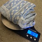 Urban Outfitters Out From Under XS/S Lace Trim Square Neck Tee Hip-Length Short Sleeve Blue White Photo 8