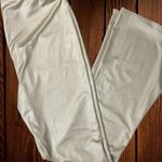 Boohoo Women’s Size 8 Maternity Leather Look Flare Legging • Elastic Waistband Photo 3