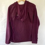 Columbia plum purple full zip hooded sweater women's size 1X quilted detail Photo 6