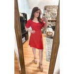 Monteau Red Polka Dot Dress Photo 2