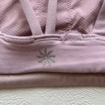 Athleta  Light Mauve Pink Sports Bra Size M | Yoga Lounge Activewear Photo 5