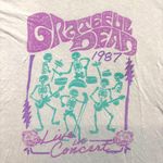 Grateful Dead Live in Concert 1987 Rock Band Oversized T-Shirt Size Large Photo 1