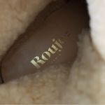 Rouje Paris Liv Camel Leather Wedge Boots Shearling Lined Size 39 Brown Photo 6