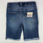 Vanilla Star Jeans Vanilla Star Ripped Distressed Button‎ Fly Cuffed Bermuda Shorts Photo 6