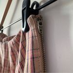 Anthropologie  The Essential Slim Pants Plaid Zipper Button Side Front Pockets 2 Photo 5