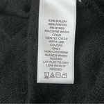 H by Halston  Black Long Sleeve Draped Crossover Open Front Cardigan Womens XS Photo 6