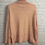 J.Crew merino wool alpaca blend turtleneck sweater Small romantic baby pink Photo 3