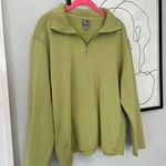 Champion Green Oversized Quarter Zip Photo 0