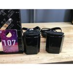 Jeffrey Campbell Jamm-3 Women's 8 Black Leather Slip-On Open-Toe Heel Sandals Photo 2