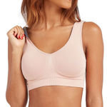 Spanx NWT  Breast of Both Worlds® Reversible Comfort Bra Grey/Vintage Rose 1X Photo 0