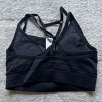 Gymshark  black stripped sports bra Photo 1