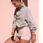 Free People NEW FP Movement Valley Girl Pullover Heather Gray Cotton Sweatshirt Photo 10