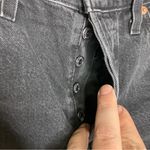 Levi's Levi’s 501 cut off Jean shorts button fly black women’s size 29 casual raw hem Photo 2