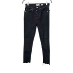 RE/DONE  Originals High Rise Ankle Crop Faded Black Sz‎ 27 Photo 1