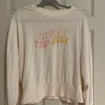 Old Navy Cream Crewneck Live By The Sun Photo 0