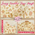 Juicy Couture 😷Handmade LIMITED  Face Mask Photo 1