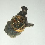 Alpha Delta Kappa Gold Tone Yellow WV State Shaped Pin Photo 2