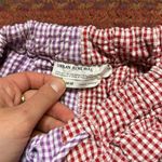 Urban Outfitters RENEWAL TWO TONE GINGHAM PLAID PULL ON SPLIT SHORTS LOUNGE Photo 1