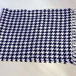 Softer Than Cashmere Houndstooth Scarf Black Photo 0
