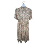 Hayden Floral Smock Neck Midi Dress Size 1XL • Spring Floral Modest Style Photo 7