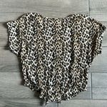 Xhilaration  leopard knot front top Photo 2