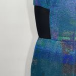 Proenza Schouler Kaleidoscope Metallic Tweed Iridescent Cut Out Shoulder Dress 4 Photo 6