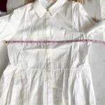 Ted Baker  White Cannan Gathered Oversized Shirt Size US 4 Business Casual Office Photo 11